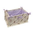 thumbnail image 1 of Boho Fabric Storage Basket Cute Organizer Bin for Toys Clothes Cosmetics, for Home, Picnic, Office Decor (H), 1 of 6