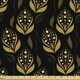 thumbnail image 1 of Ambesonne Boho Fabric by the Yard Upholstery, Ornamental Leafy Formations, 2 Yards, Caramel Pale Coffee, 1 of 5