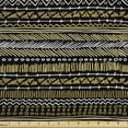 thumbnail image 1 of Ambesonne Boho Fabric by the Yard Upholstery, Ethnic Retro Culture Pattern, 1 Yard, Pale Coffee Charcoal Grey, 1 of 5