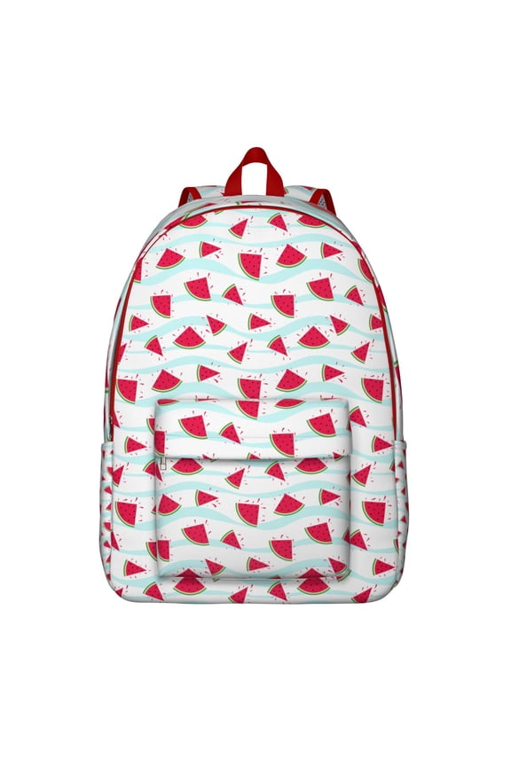 Boho Fanny Pack with Watermelon Print – Tropical Summer Fruit Pattern, Cute and Fresh Design for Watermelon Lovers
