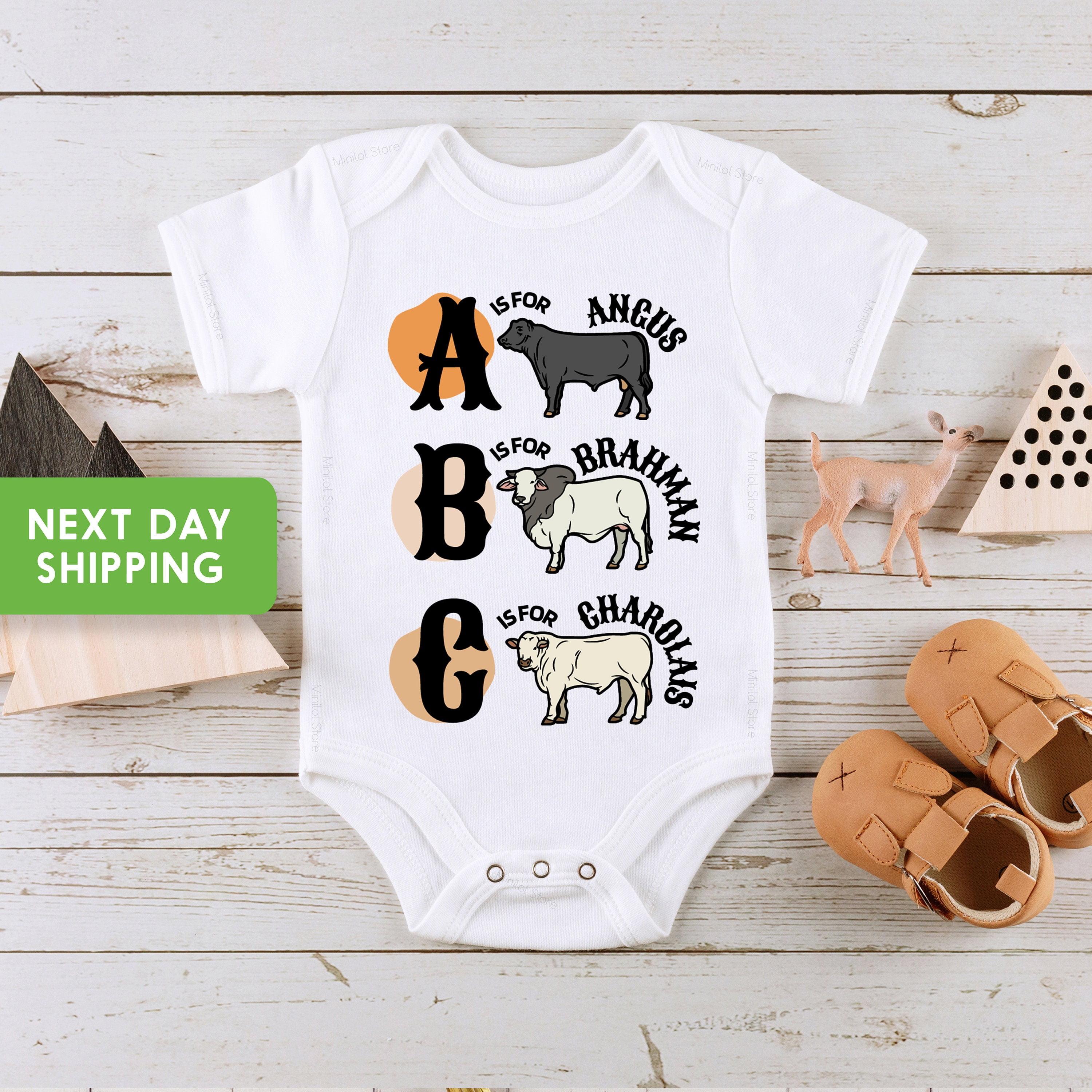 The Gathering Baby Western Graphic Onesie