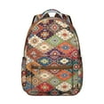 thumbnail image 1 of Boho Fashion Backpack for College - Large Capacity with 17" Laptop Pocket | Vintage Tribal Print, Water-Resistant Fabric, Ergonomic Design for All-Day Campus Comfort, 1 of 6