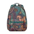 thumbnail image 1 of "Boho Fashion Laptop Backpack – Trendy Tribal Pattern, 17 Inch Computer Pocket, Spacious for Campus & Everyday Essentials", 1 of 6