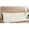 thumbnail image 1 of Sweet Jojo Designs Boho Faux Fur Ivory Body Pillow Cover Case 54x20 (Pillow Not Included), 1 of 5
