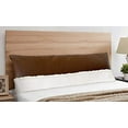 thumbnail image 1 of Sweet Jojo Designs Boho Faux Leather Ivory Brown Body Pillow Cover Case 54x20 (Pillow Not Included), 1 of 5