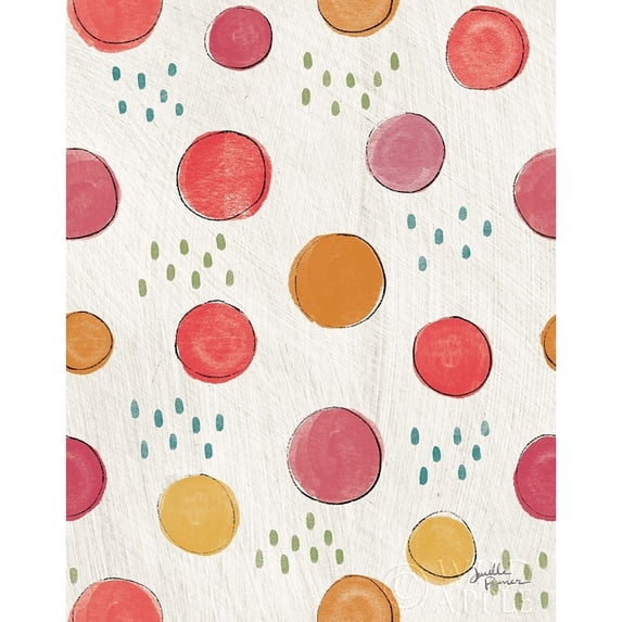 Boho Field Pattern IIIB Poster Print by Janelle Penner (18 x 24)