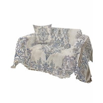 Boho Floral Beige Sofa Couch Covers for Dogs,Washable Sectional Couch Slipcovers for Loveseat with Tassel,Multi Traditional Oriental Boho Tribal Ethnic Non Slip Sofa Throw Cover Blanket Large 71x102