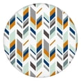 thumbnail image 1 of Boho Floral Decorative Round Tablecloth with Elastic Hem, Fits 38 to 42 Inch Tables, 44" Durable Material for Year Round Use, 1 of 7