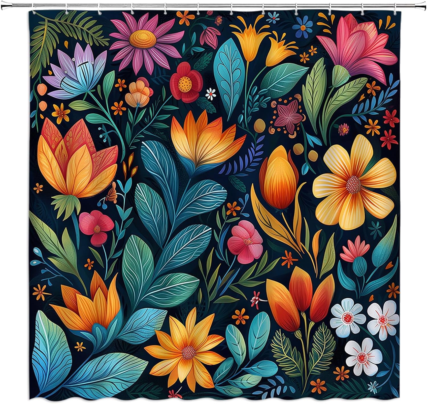 Floral Shower Curtain main image 0