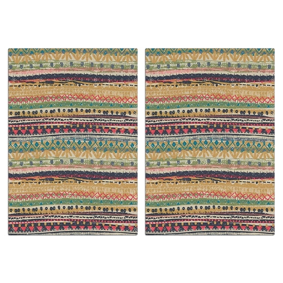 Boho Floral Kitchen Towels Set Of 2, Absorbent and Soft Dish Towels for Farmhouse Decor, Country Kitchen.