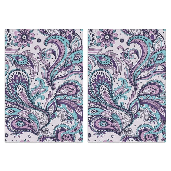 Boho Floral Kitchen Towels Set Of 2, Absorbent and Soft Dish Towels for Farmhouse Decor, Country Kitchen.