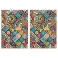 thumbnail image 1 of Boho Floral Kitchen Towels Set Of 2, Absorbent and Soft Dish Towels for Farmhouse Decor, Country Kitchen., 1 of 3