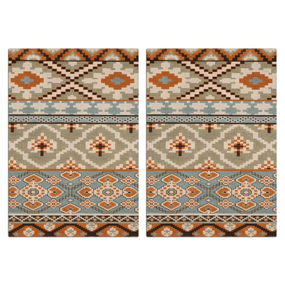 Boho Floral Kitchen Towels Set Of 2, Absorbent and Soft Dish Towels for Farmhouse Decor, Country Kitchen.