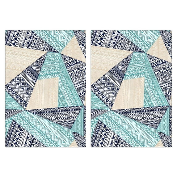 Boho Floral Kitchen Towels Set Of 2, Absorbent and Soft Dish Towels for Farmhouse Decor, Country Kitchen.