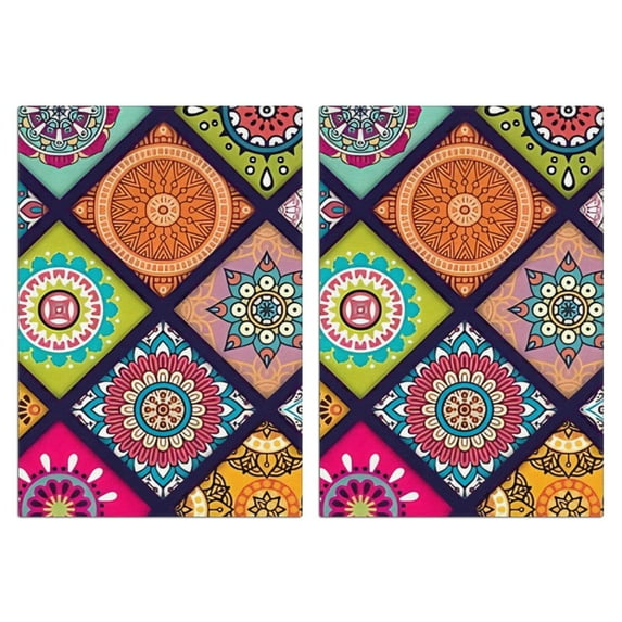 Boho Floral Kitchen Towels Set Of 2, Absorbent and Soft Dish Towels for Farmhouse Decor, Country Kitchen.