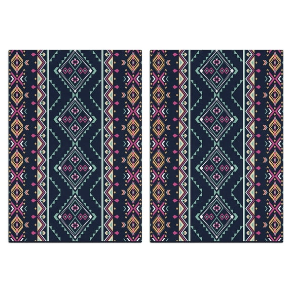 Boho Floral Kitchen Towels Set Of 2, Absorbent and Soft Dish Towels for Farmhouse Decor, Country Kitchen.