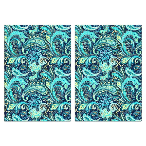 Boho Floral Kitchen Towels Set Of 2, Absorbent and Soft Dish Towels for Farmhouse Decor, Country Kitchen.