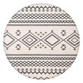 thumbnail image 1 of Boho Floral Motif Round Tablecloth with Elastic Band, 44 Inch Fits 38"-42" Tables, Spill Resistant for Picnic, Party, and Kitchen Use, 1 of 7