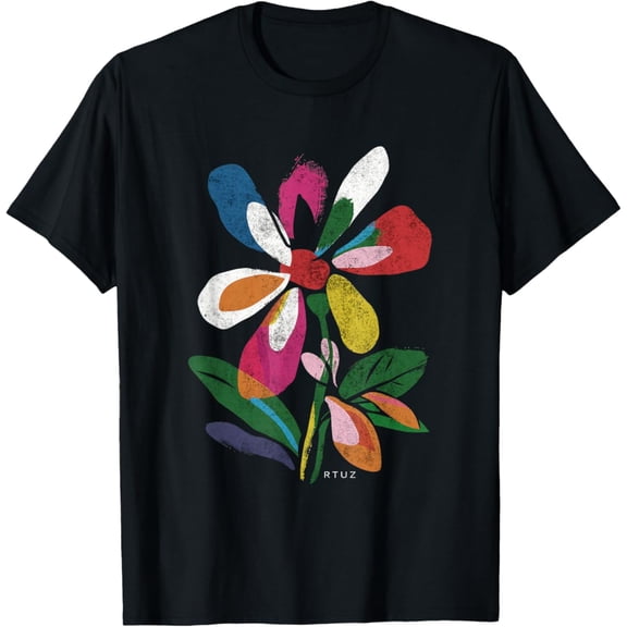 Boho Floral Pattern Wild Flower Summer Flowers Floral T-Shirt, F1023