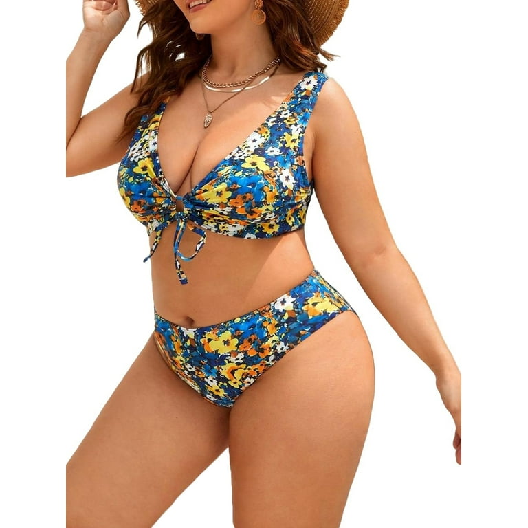 Walmart plus size bikini hot sale