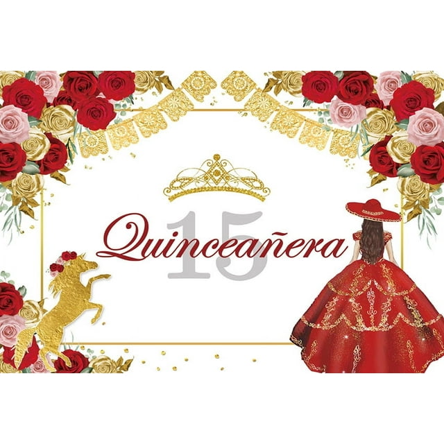 Boho Floral Quinceanera 15th Birthday Sweet Girl Mis Quince Party r ...