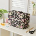 thumbnail image 1 of Boho Floral Sewing Machine Cover Quilted Fabric Dust Cover with Pockets for Most Standard Sewing Machines and Accessories,Sewing Machine Cover Pocket Craft Room Sewings Organizer (16.9*9.4*13.3In), 1 of 3