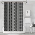 thumbnail image 1 of Boho Floral Shower Curtain 72x72 Inches - Tropical Leaves, Vintage Botanical Print, Waterproof Fabric for Chic Bathroom Decor, Modern Farmhouse & Bohemian Style, 1 of 5
