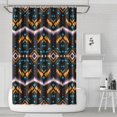 thumbnail image 1 of Boho Floral Shower Curtain 72x72 Inches - Tropical Leaves, Vintage Botanical Print, Waterproof Fabric for Chic Bathroom Decor, Modern Farmhouse & Bohemian Style, 1 of 5