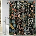 thumbnail image 1 of Boho Floral Shower Curtain, Watercolor Wildflower Bathroom Shower Curtain, Fabric Waterproof Shower Curtain with 12 Hooks, 72 x 72 Inch, 1 of 6