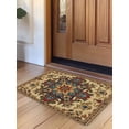 thumbnail image 1 of Boho Flower Door Mat&nbsp;Indoor Outdoor Entrance, Non Slip Small Rug for Kitchen Bathroom Entryway Rug, Bohemian Western Rustic Tribal Patterns Washable Doormat Floor Mat 18x30 Inch, 1 of 8