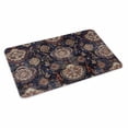 thumbnail image 1 of Boho Flower Doormat Outdoor Entrance 16"x24", Colorful Tribal Geometric Abstract Absorb Moisture Dirt Door Mats, Non-Slip Rubber Backing Floor Mats Indoor, Low-Profile Front Door Rugs, 1 of 9