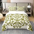 Boho Flower Duvet Cover Twin Bohemian Floral Bedding Set Vintage Chic