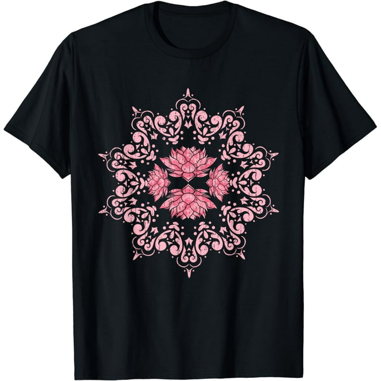Lotus Mandala Circle | Spiritual Yoga T Shirt Lotus Mandala Circle | Spiritual Yoga T Shirt