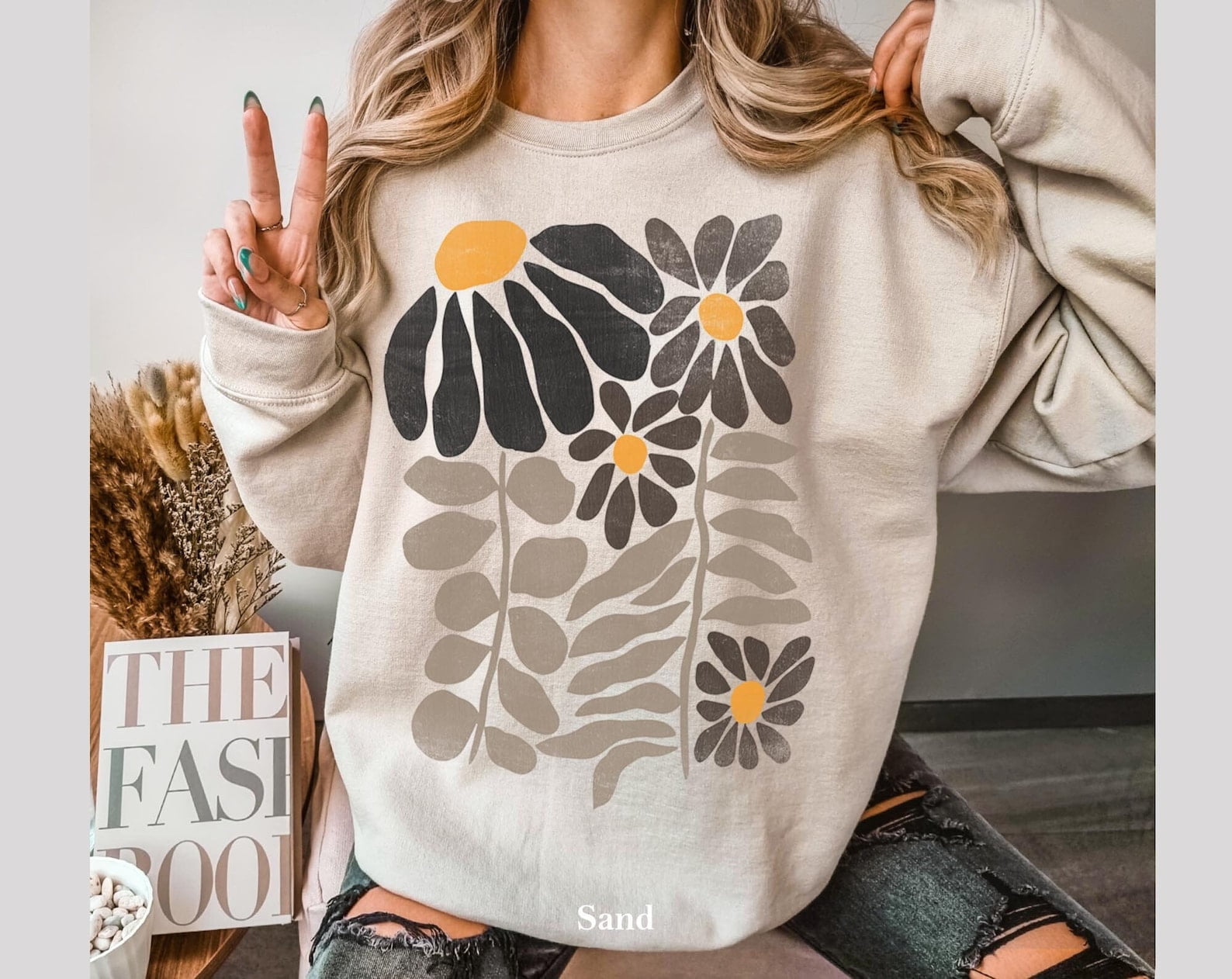 Grow Wild Boho Wildflower Shirt For Women — Bessie Roaming