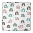 thumbnail image 1 of Boho Flowers Design Stretch Tablecloth with Secure Hem for Dining Table Decor, 1 of 6