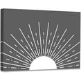 thumbnail image 1 of Boho Framed Wall Art,Boho Sunshine Sun Gray Framed Canvas Wall Art Decor 11x14,Boho Sun Sunshine Sunset Gray Dorm Bathroom Office Home Painting Artwork Wall Art Decor Decoration, 1 of 6