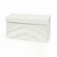 thumbnail image 1 of Boho Fringe Ivory Tufted Storage Fabric Toy Box by Sweet Jojo Designs, 1 of 4