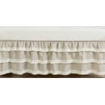 thumbnail image 1 of Boho Fringe Linen 3-Tiered Dust Ruffle Crib Skirt by Sweet Jojo Designs, 1 of 2