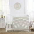 thumbnail image 1 of Boho Fringe Linen 4 Piece Crib Bedding Set by Sweet Jojo Designs, 1 of 5