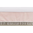 thumbnail image 1 of Boho Fringe Pink and White Dust Ruffle Crib Skirt by Sweet Jojo Designs, 1 of 2