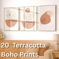 thumbnail image 1 of Boho Gallery Wall Art Prints, Terracotta Botanical Set Set 3 Unframed Paper Print 12x18, 1 of 1