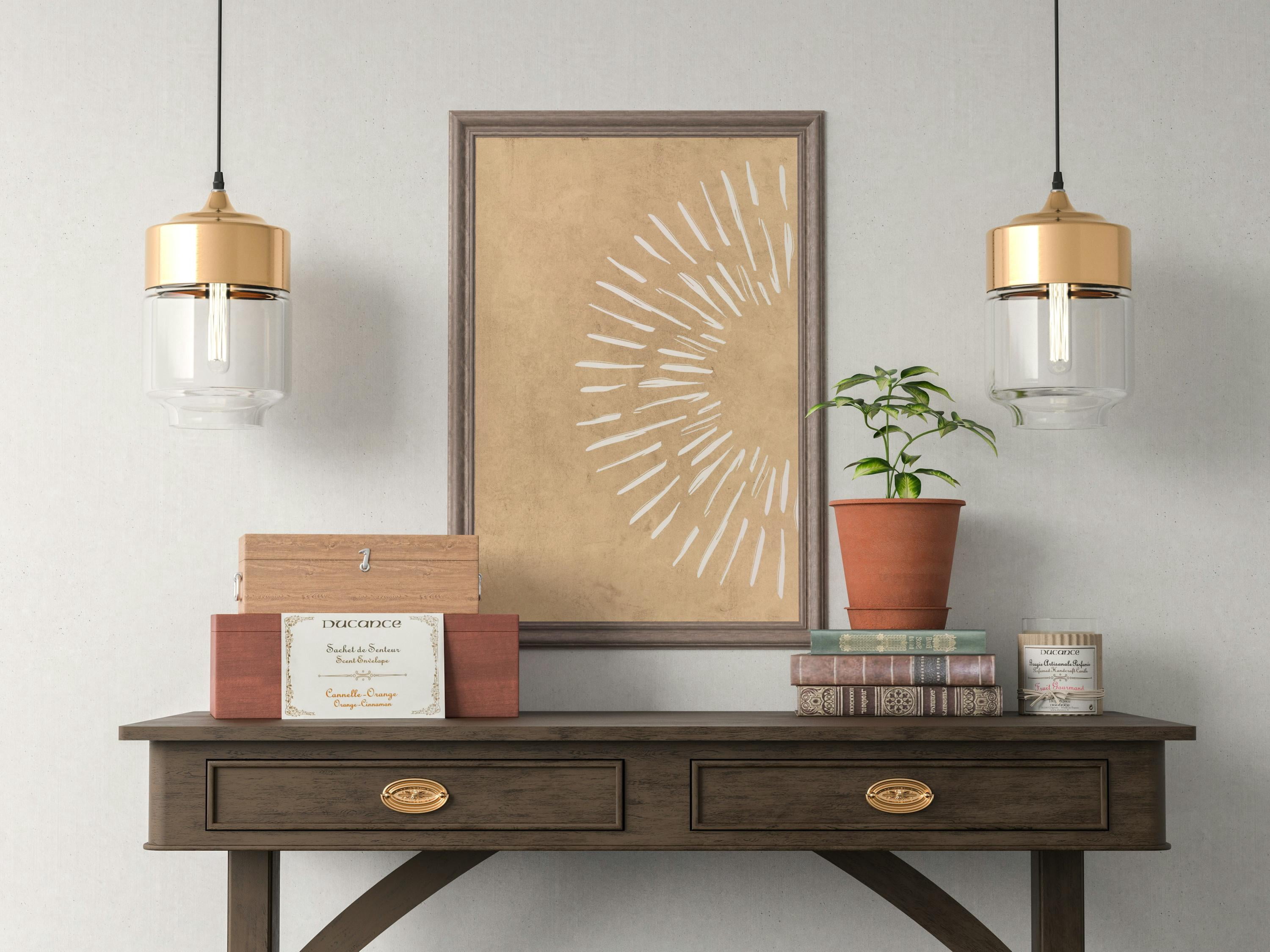 Beautiful view of Geometric Shape Wall Hangings For Living Room