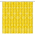 thumbnail image 1 of Boho Geometric Shower Curtain Orange Modern Farmhouse Tribal Retro Western Aztec Abstract Mid Century Art Fabric Bathroom Curtains Decor Set with Hook(36" WX70 H), 1 of 1