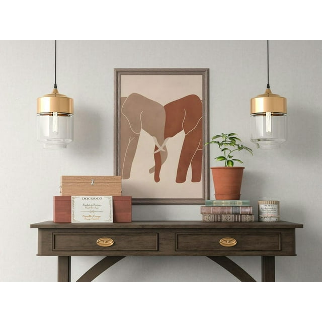 Boho Geometric Wall Art Living Room Poster Minimalist Neutral Home