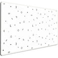 thumbnail image 1 of Boho Geometry Desk Mat, Polka Notation XXL Large Gaming Mouse Pad Non-Slip Desk Pad with Stitched Edges Mousepad, Cool Laptop Keyboard Mouse Mat, Desk Decor Matt for Women Office 31.5''''x15.75'''', 1 of 6