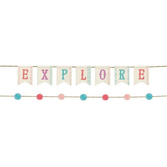Free Spirit Canvas Pom Pom Banner (2)