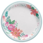 Various Free Spirit Birthday Disposable Paper Plates, 8 Count