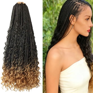 Boho Goddess Locs Crochet Hair Synthetic Pre Looped 18 Inch 7 Packs Amazon.com : Goddess Locs Crochet Hair 7 Packs Bohemian Faux  main image 4