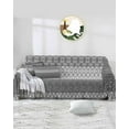 thumbnail image 1 of Boho Gray Batik Western Rustic Tribal Ethnic Bohemian Sofa Couch Covers for 3 Cushion Couch,Washable L Shape Sectional Sofa Covers for Loverseat/Pet/Kid,Slipcover Throw Blanket Futon Cover 71x134, 1 of 8