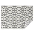 thumbnail image 1 of Boho Gray and Beige Floral Ethnic Pattern Rectangle Tablecloth 60"x84",Waterproof Polyester Rectangle Table Cloth, Wipeable Spillproof Polyester Tablecloth for Dining, Camping, Indoor and Outdoor, 1 of 5